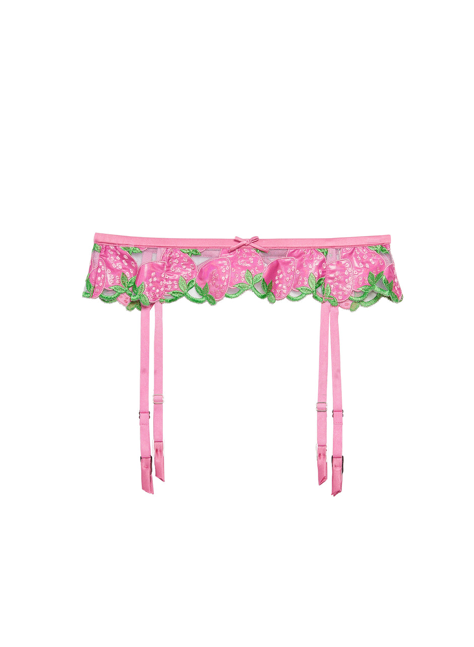 Pink cadillac - Wild Strawberry Garter Belt | Fleur du Mal