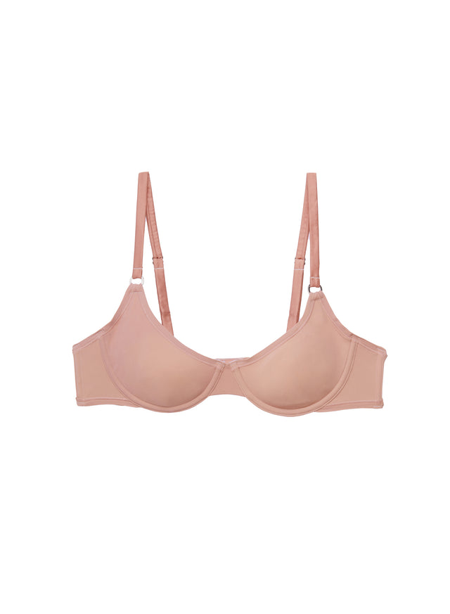 Tan - Le Stretch Micro Demi Bra | Fleur du Mal