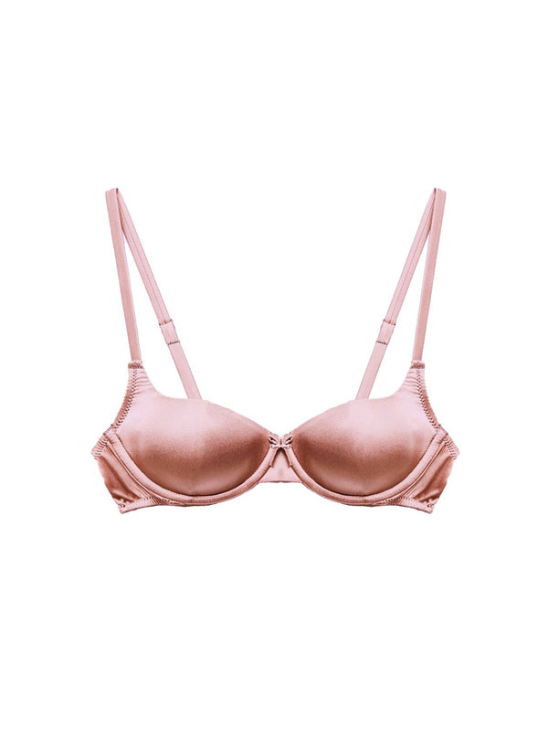 Tan Seamless Luxe Balconette Bra Fleur du Mal - Main Image