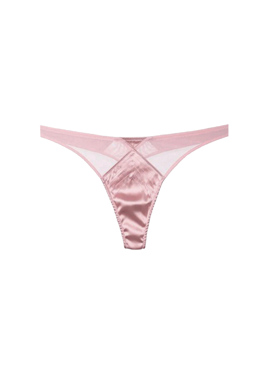 Rose pink - Top Stitch Thong | Fleur du Mal