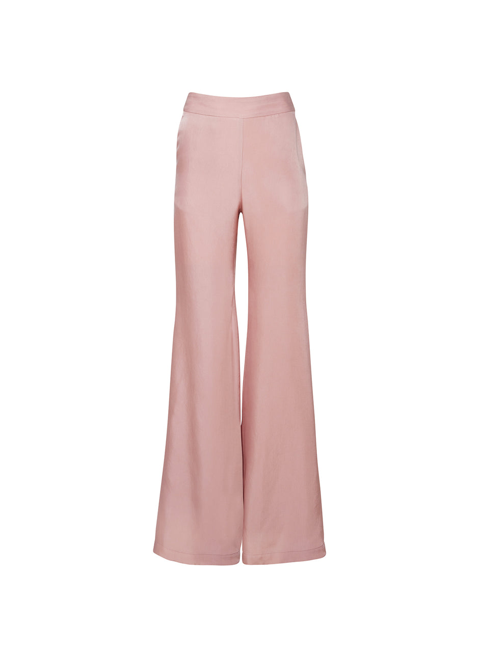 Tan - Luxe Twill Flare Pant | Fleur du Mal