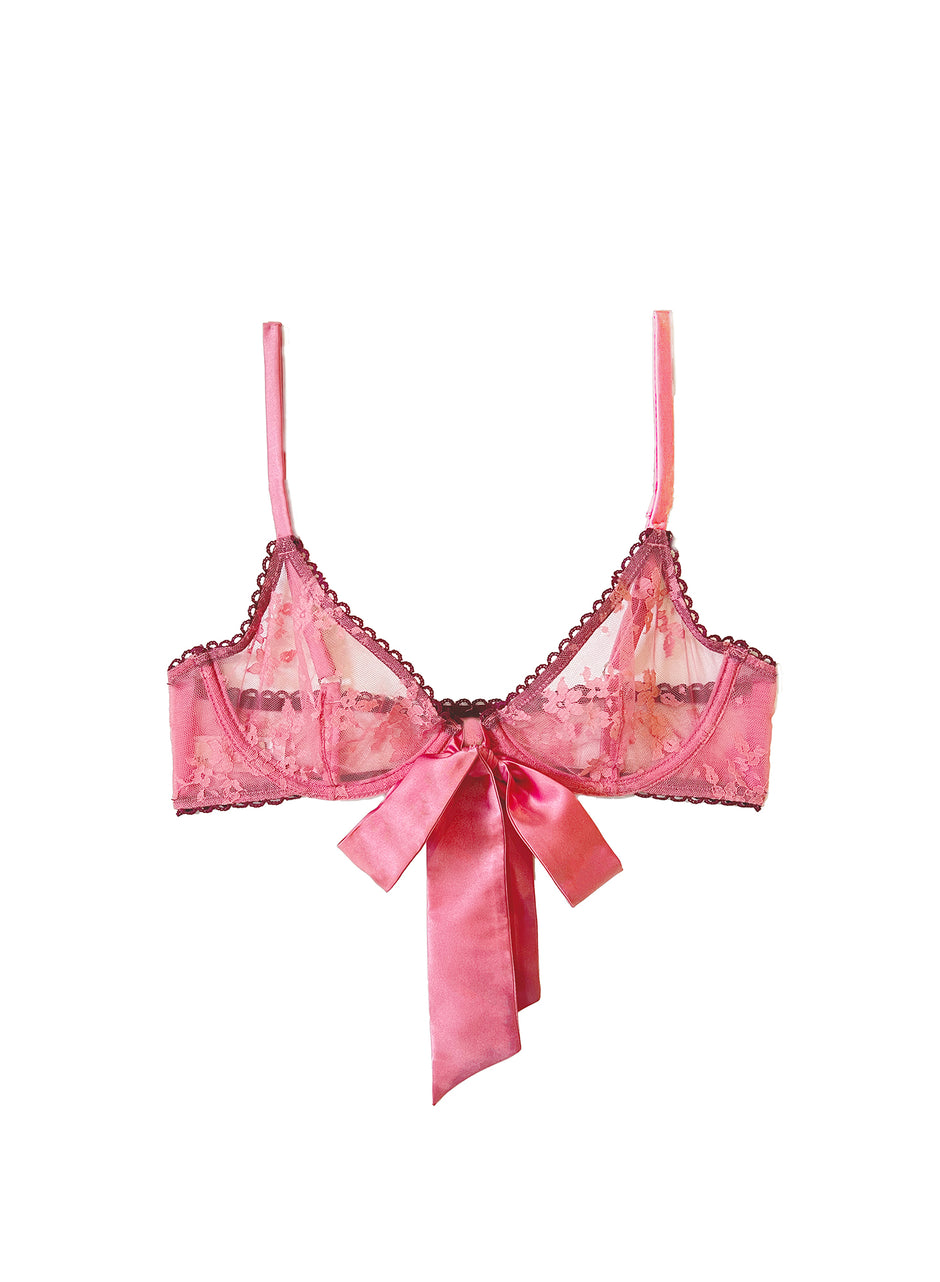 Pink cadillac - Untie Me Demi Bra | Fleur du Mal