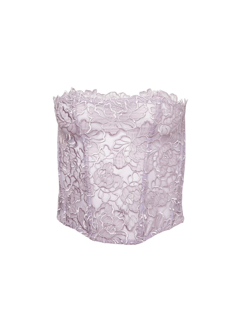 Thistle - Whitney Embroidery Corset Top | Fleur du Mal
