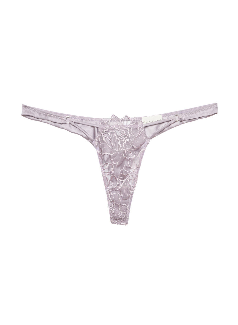 Thistle - Whitney Embroidery Thong | Fleur du Mal