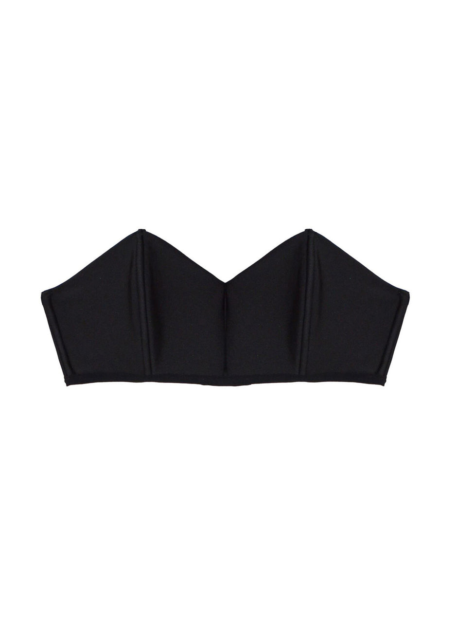 Black - Charlotte Bandeau Bra | Fleur du Mal