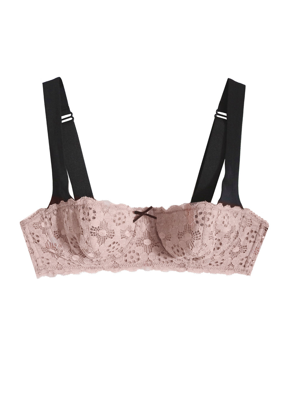 Seamless Luxe Balconette Bra by Fleur du Mal at ORCHARD MILE