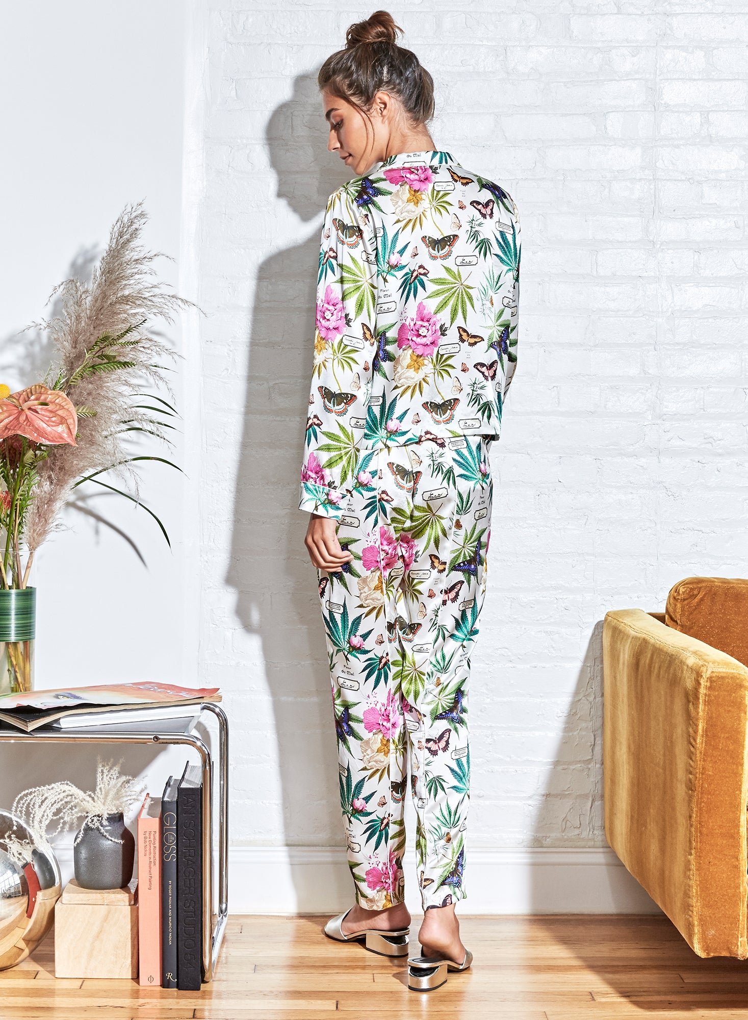 Botanical print pyjamas new arrivals