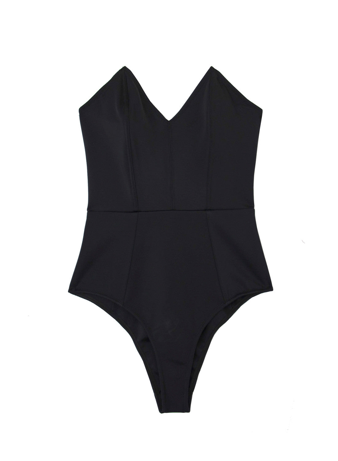 Strapless V Neck One Piece | Fleur du Mal