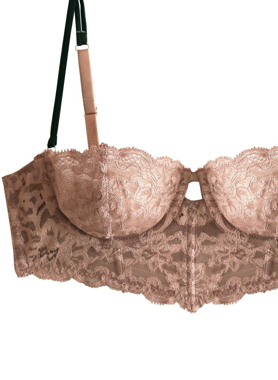 Tan - Charlotte Longline Bra | Fleur du Mal