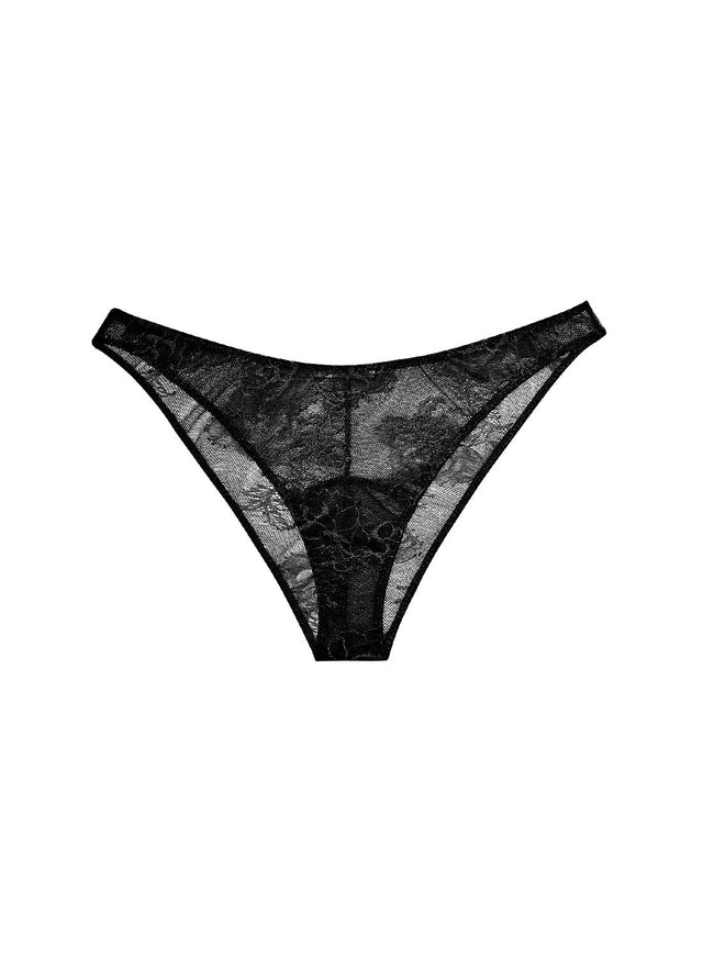 Black - Bouquet Lace Cheeky | Fleur du Mal