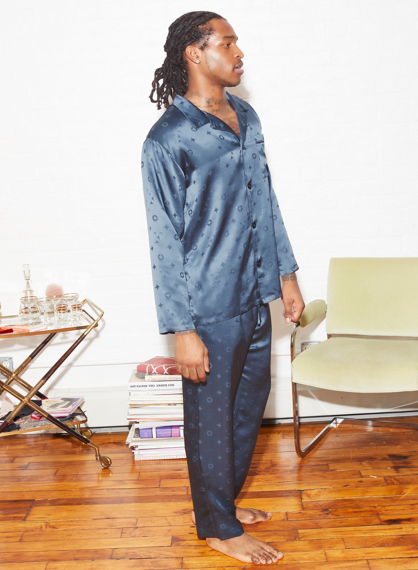 Silk Jacquard PJ Pant