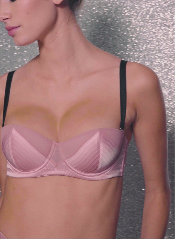 Reversible Black Pink Soft Bandeau Bra - Medium – Le Prix Fashion