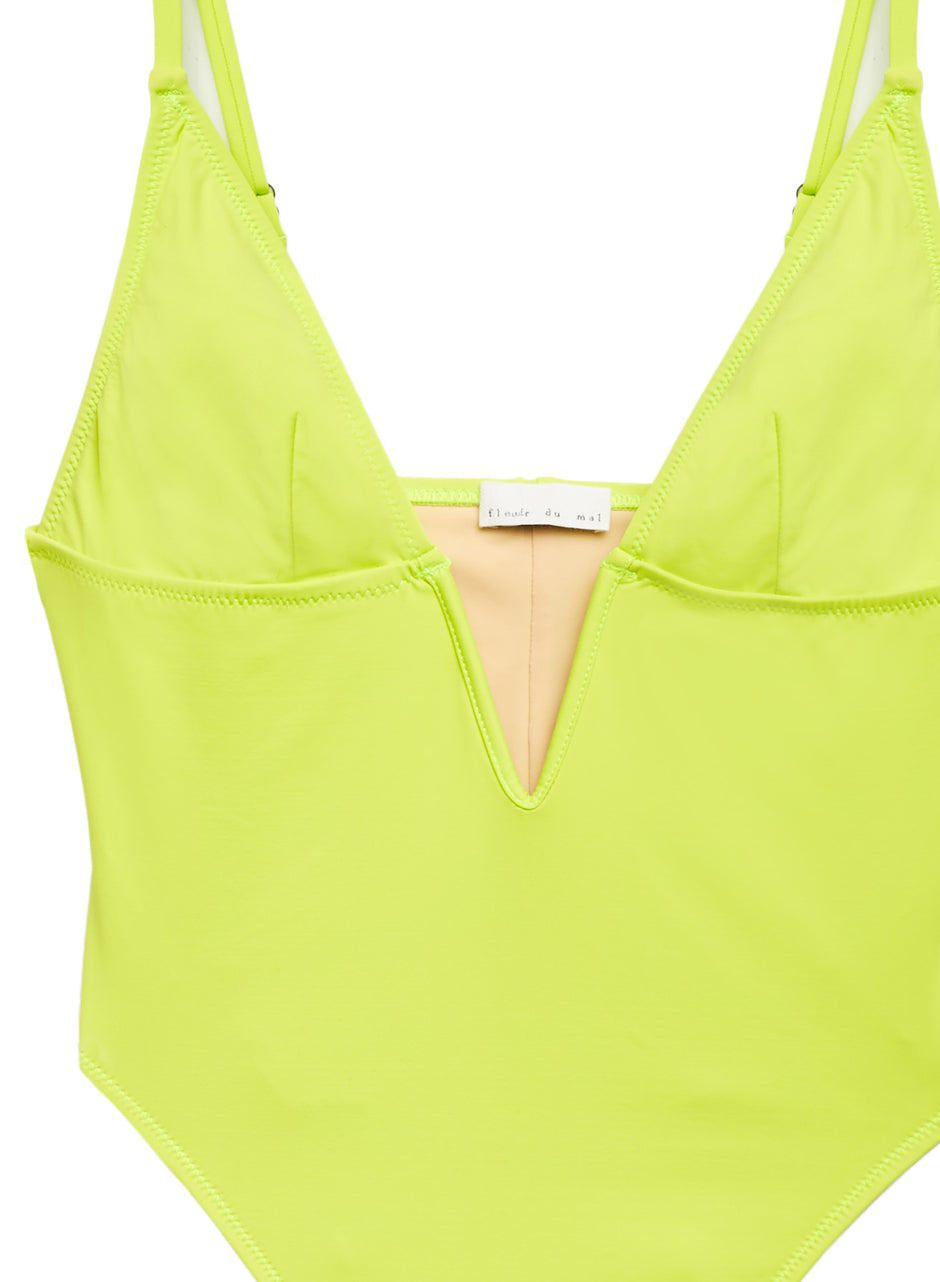 Avocado - One Piece V Wire Swimsuit | Fleur du Mal