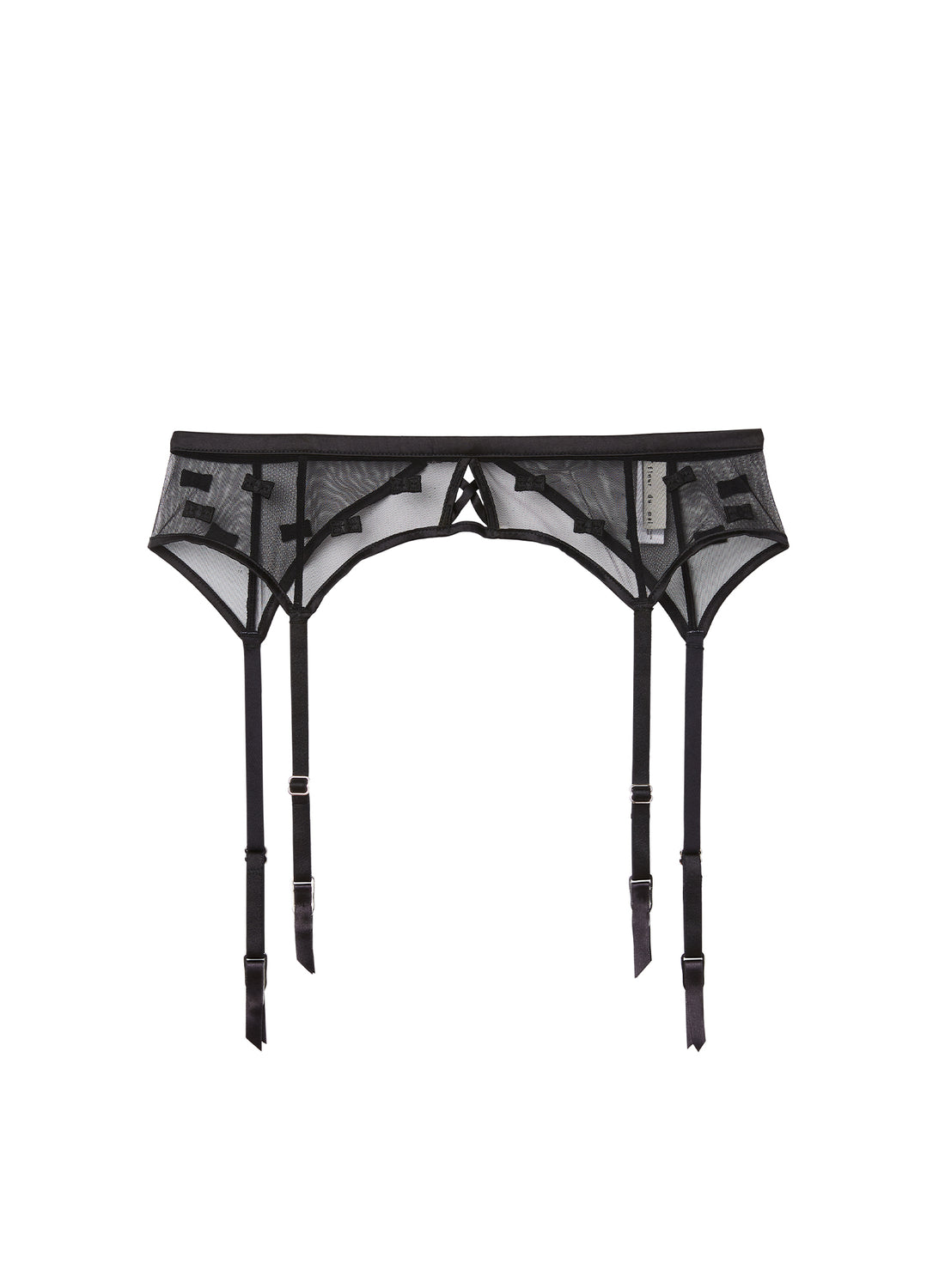 Bow Embroidery Garter Belt | Fleur du Mal