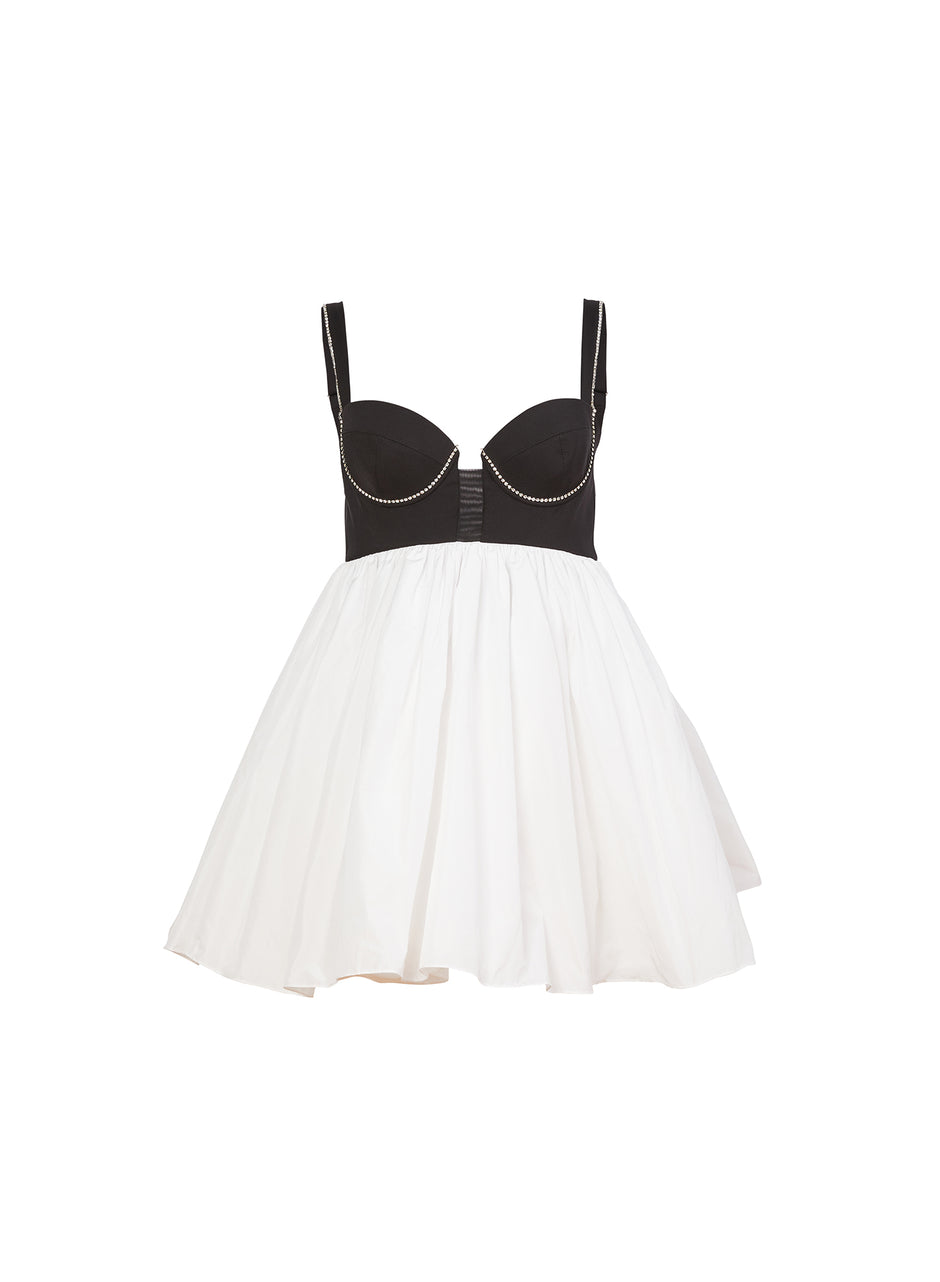 Ivory - Bustier Babydoll Dress | Fleur du Mal