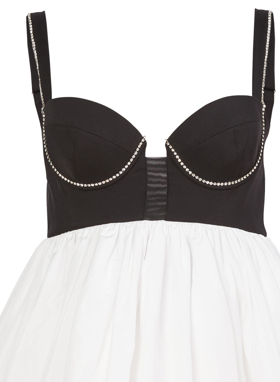 Ivory - Bustier Babydoll Dress | Fleur du Mal