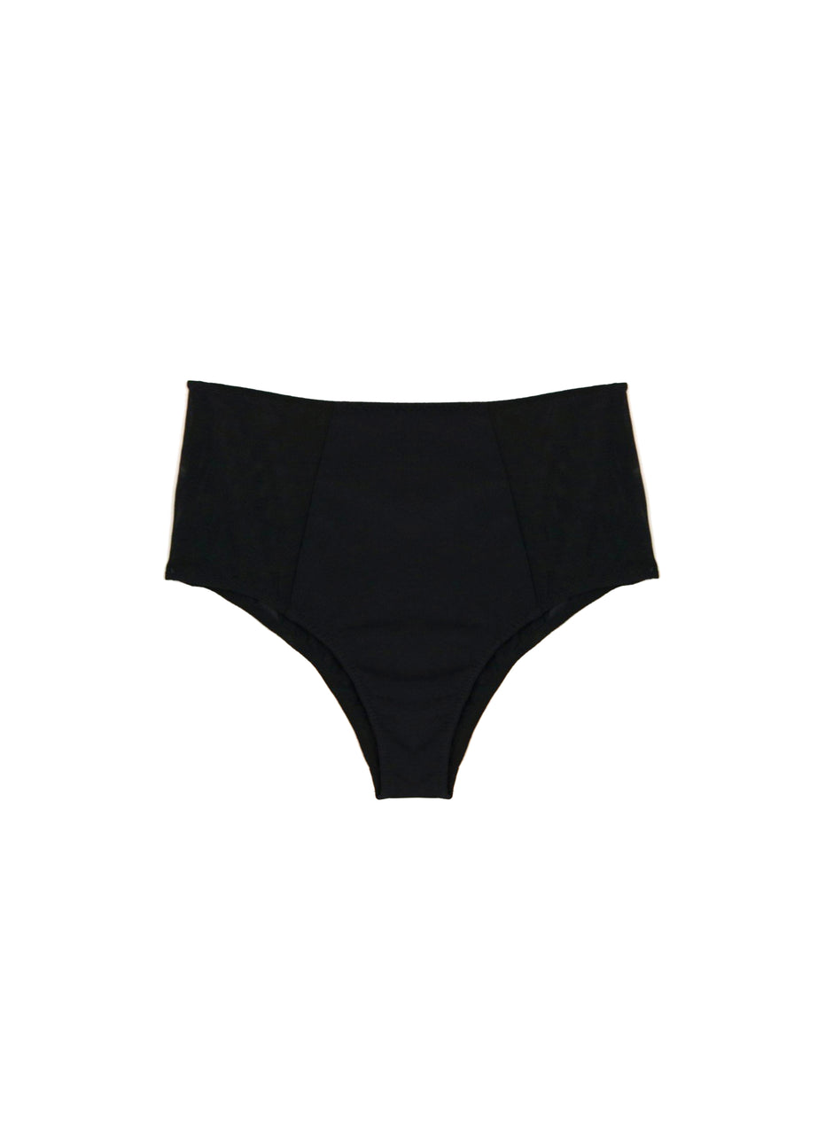 Black - Charlotte High Waist Bottom | Fleur du Mal