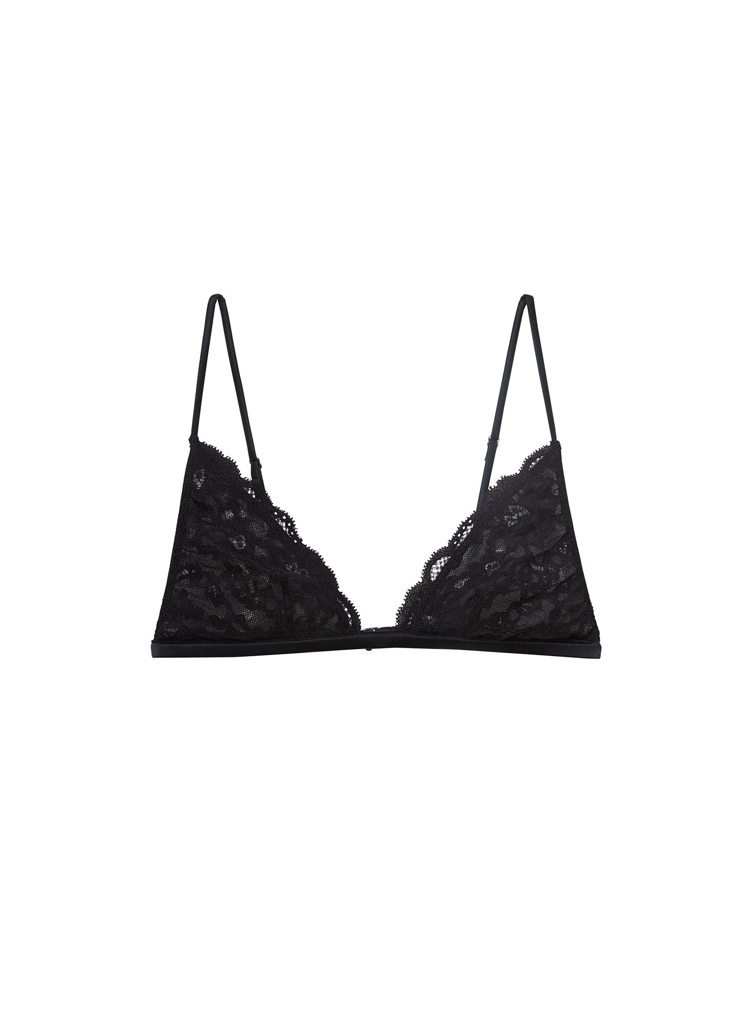 Black lace triangle bra top, Bras, Women'secret