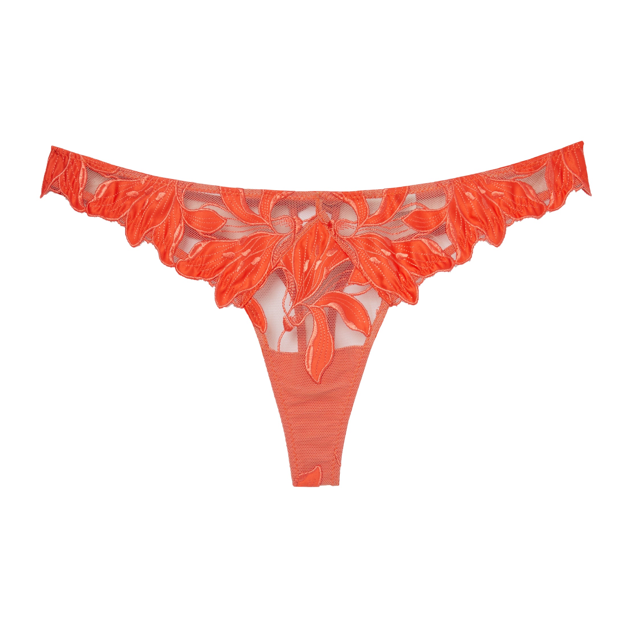 Lily Embroidery Hipster Thong | Fleur du Mal