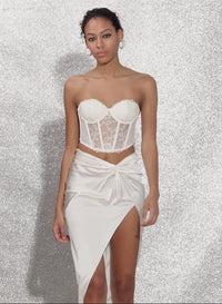 Bella Embroidery Bustier