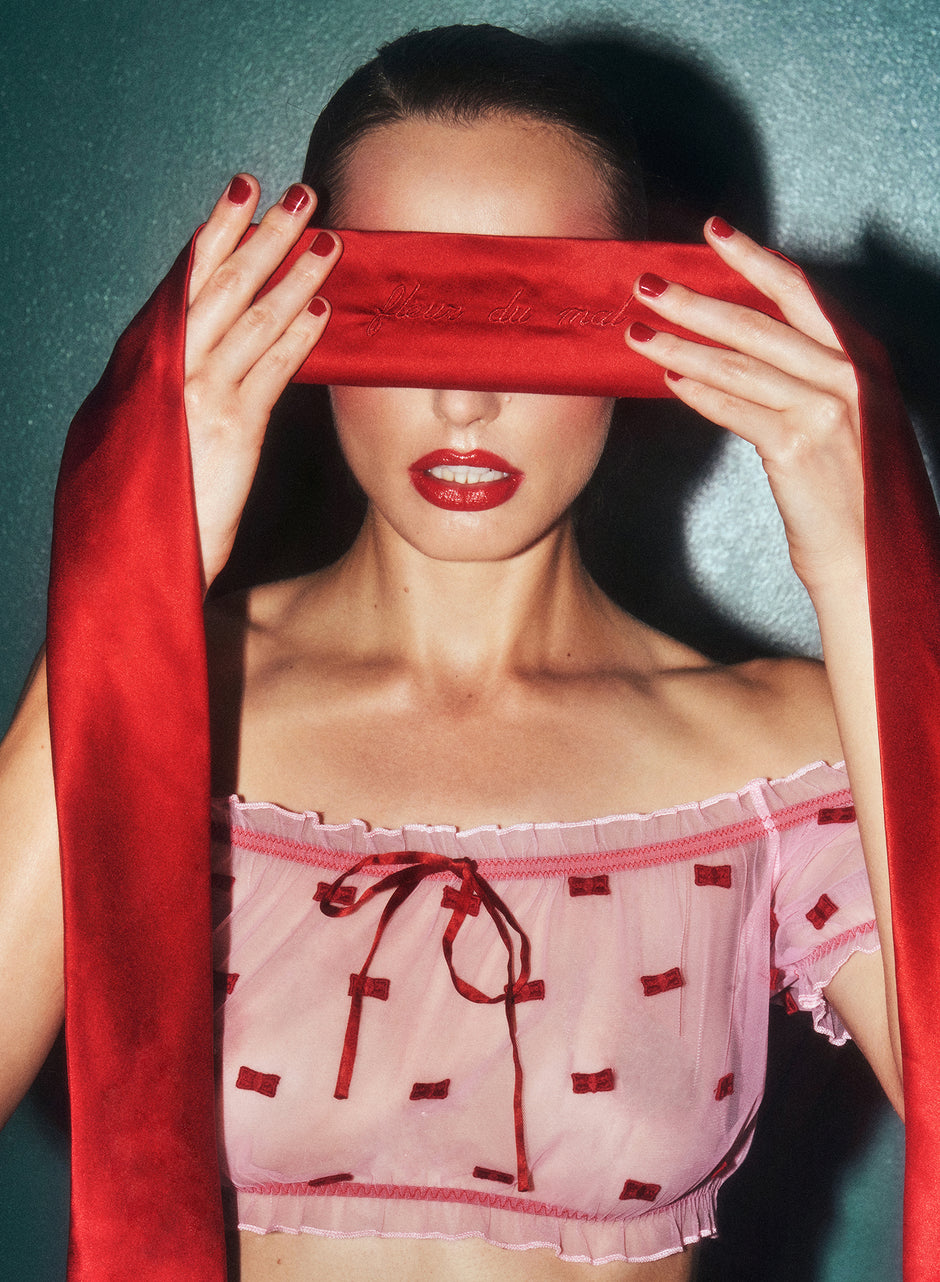 Rouge - Fleur du Mal Silk Blindfold | Fleur du Mal