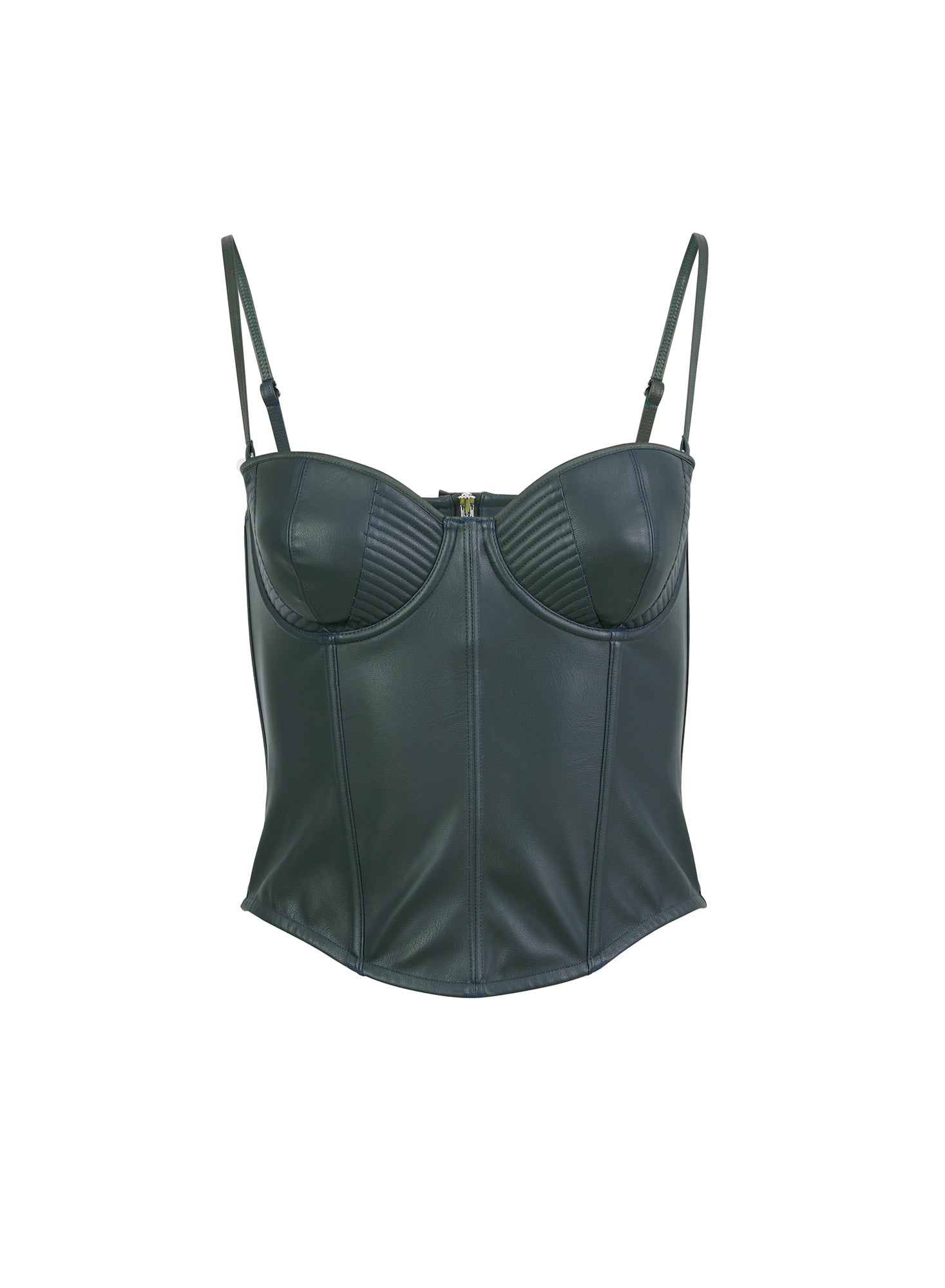 Posey Vegan Leather Strapless Corset Top – Libby Story