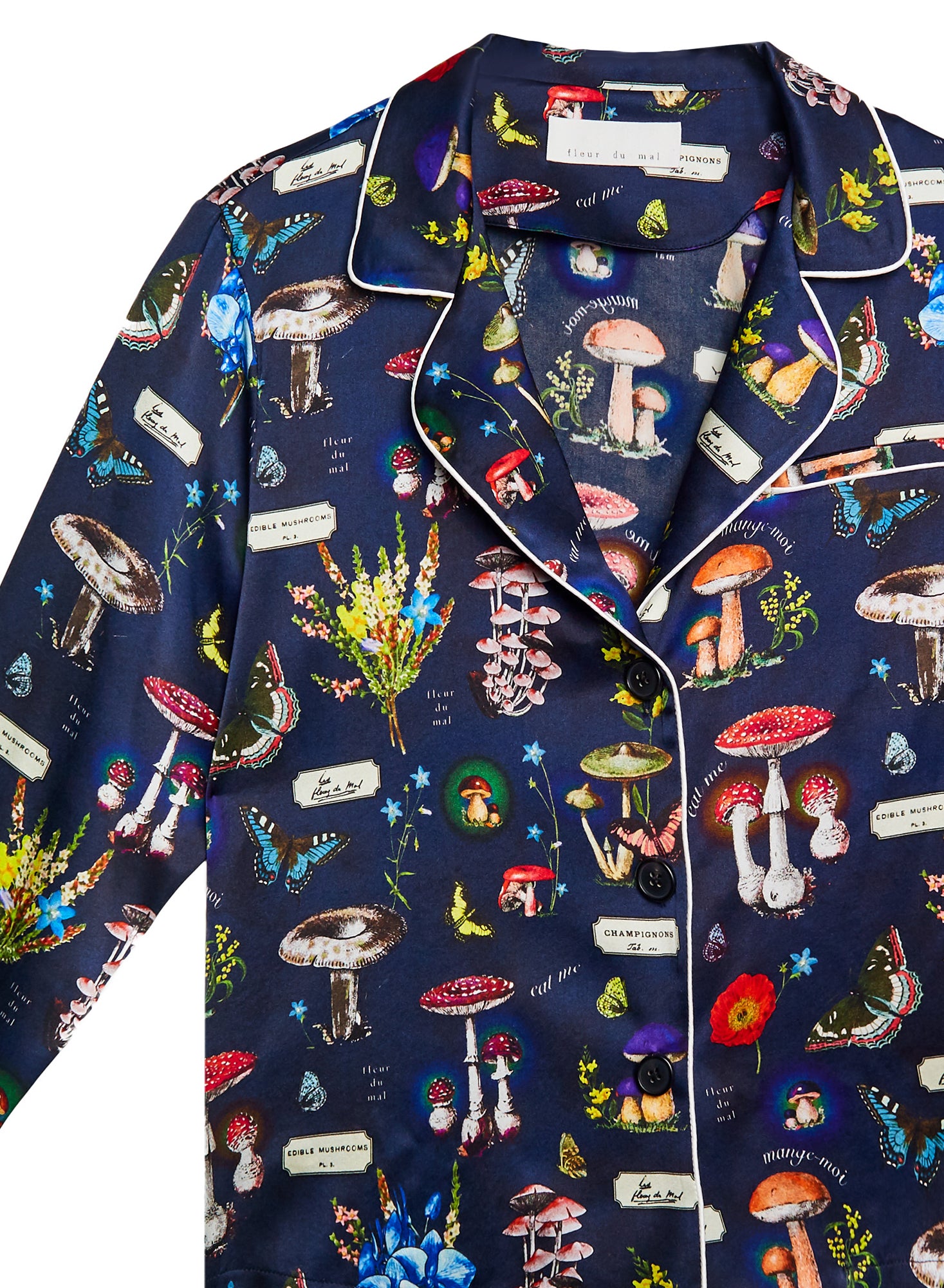 Silk discount mushroom pajamas