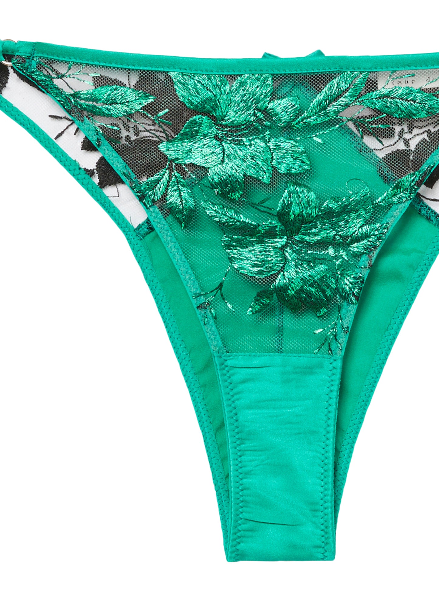 Pressed Floral Embroidery Panty