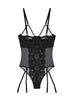 Foxy Lace Peekaboo Garter Bodysuit | Fleur du Mal