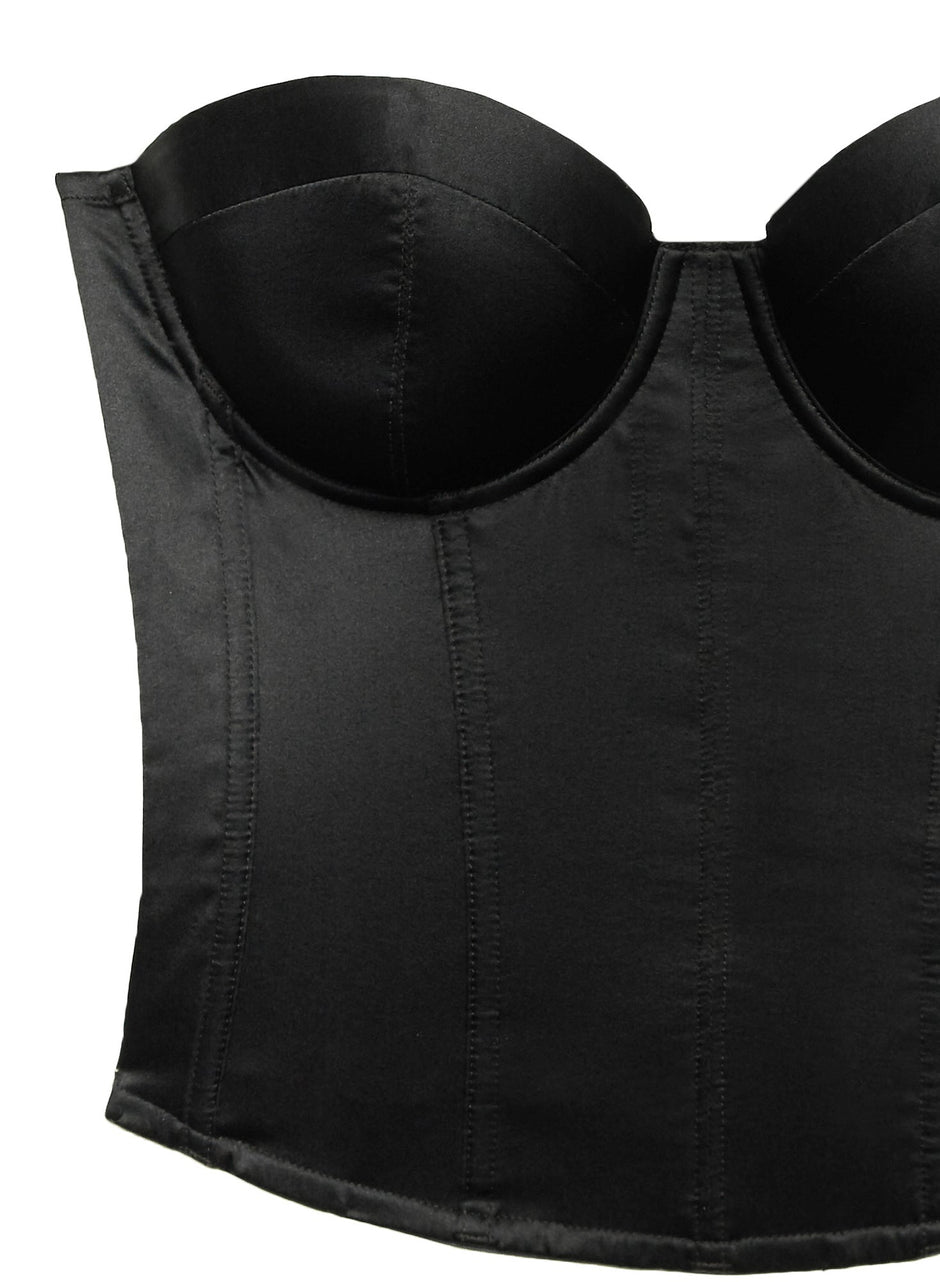 Black - Hamptons Bustier | Fleur du Mal