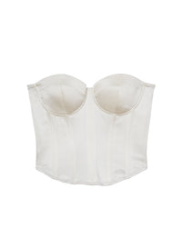 Hamptons Bustier ivory-fleur du mal