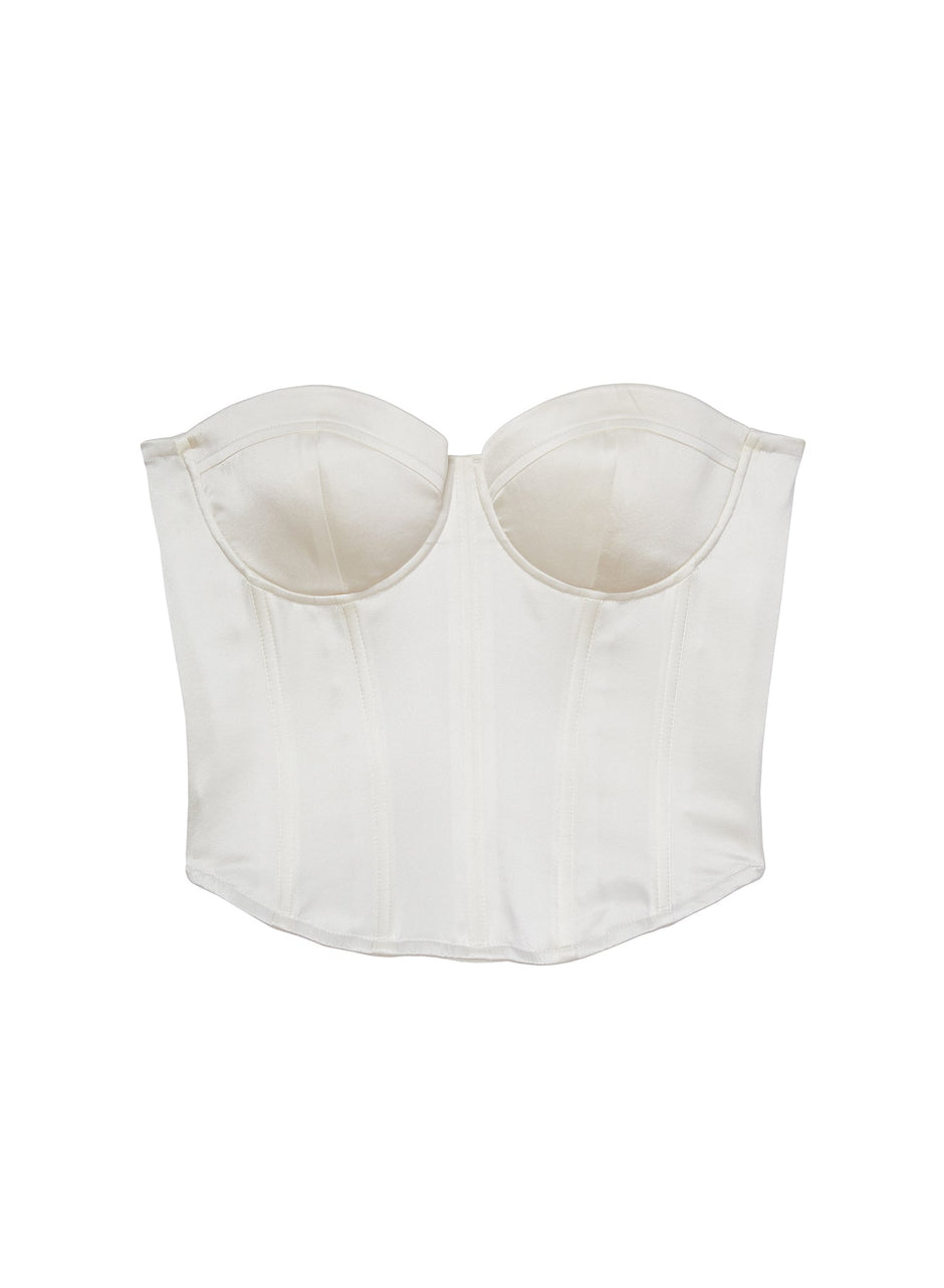 Ivory - Hamptons Bustier | Fleur du Mal