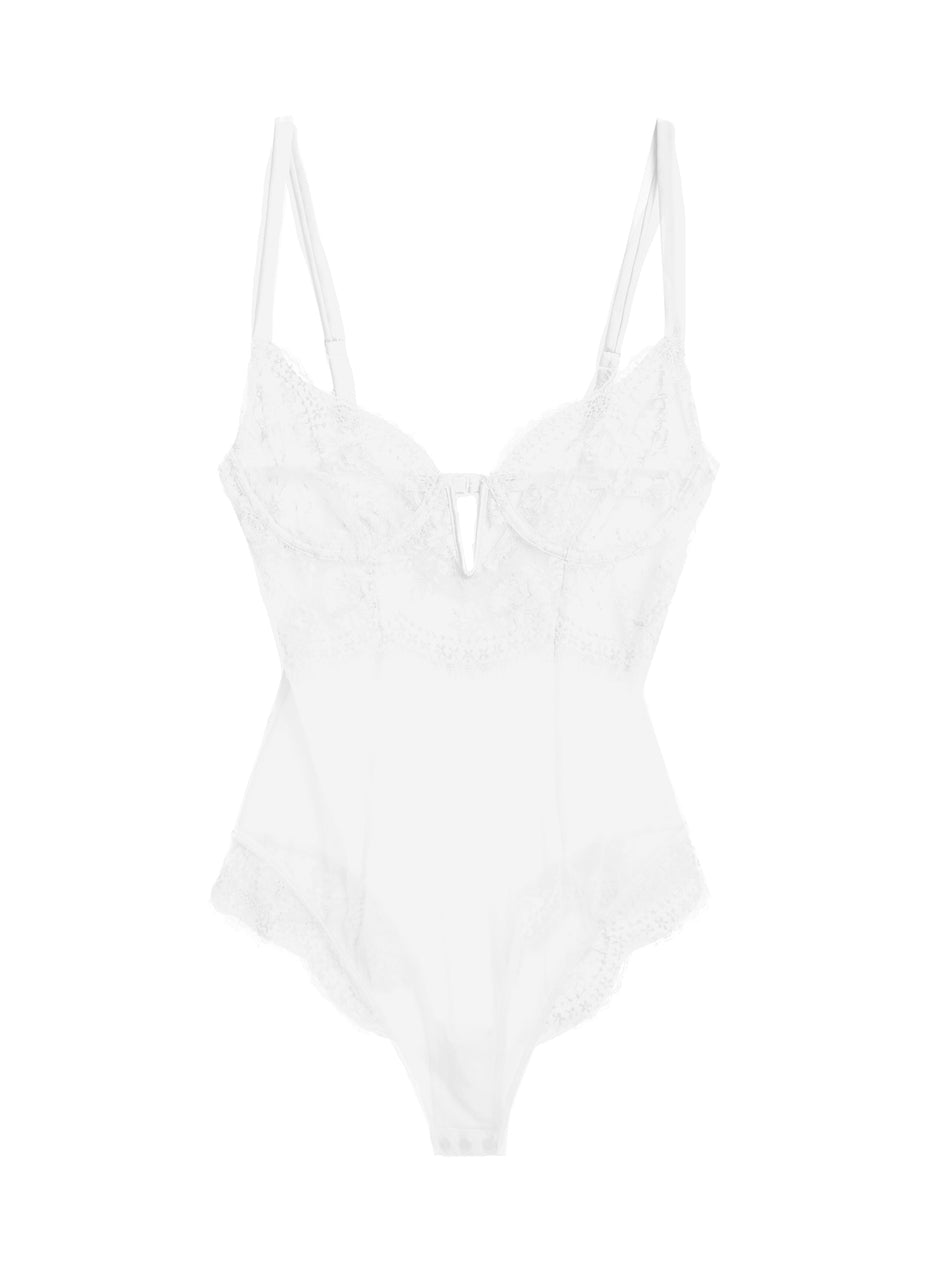 Ivory - Frankie Lace Bodysuit | Fleur du Mal