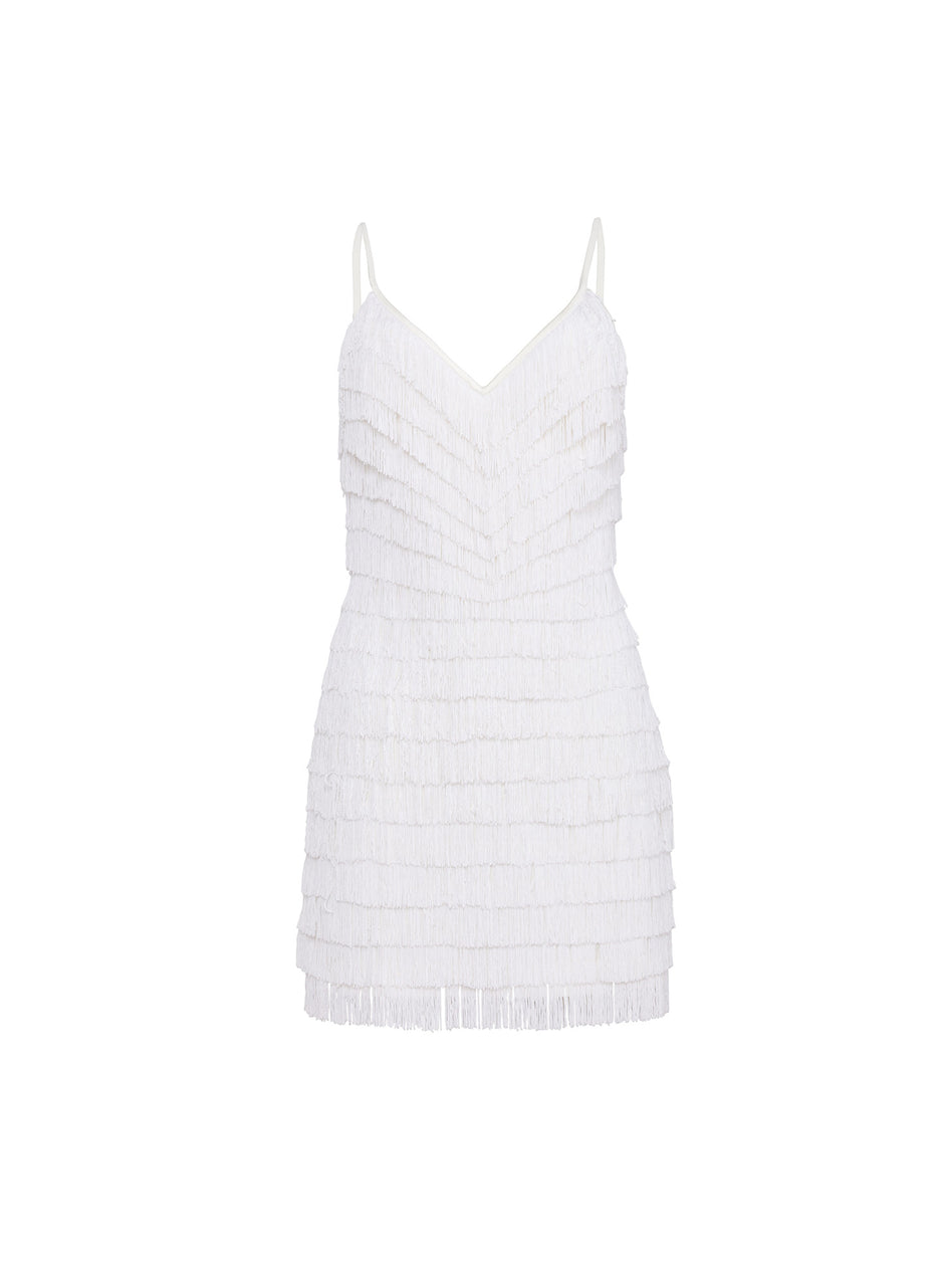 Ivory - Fringe Dress | Fleur du Mal