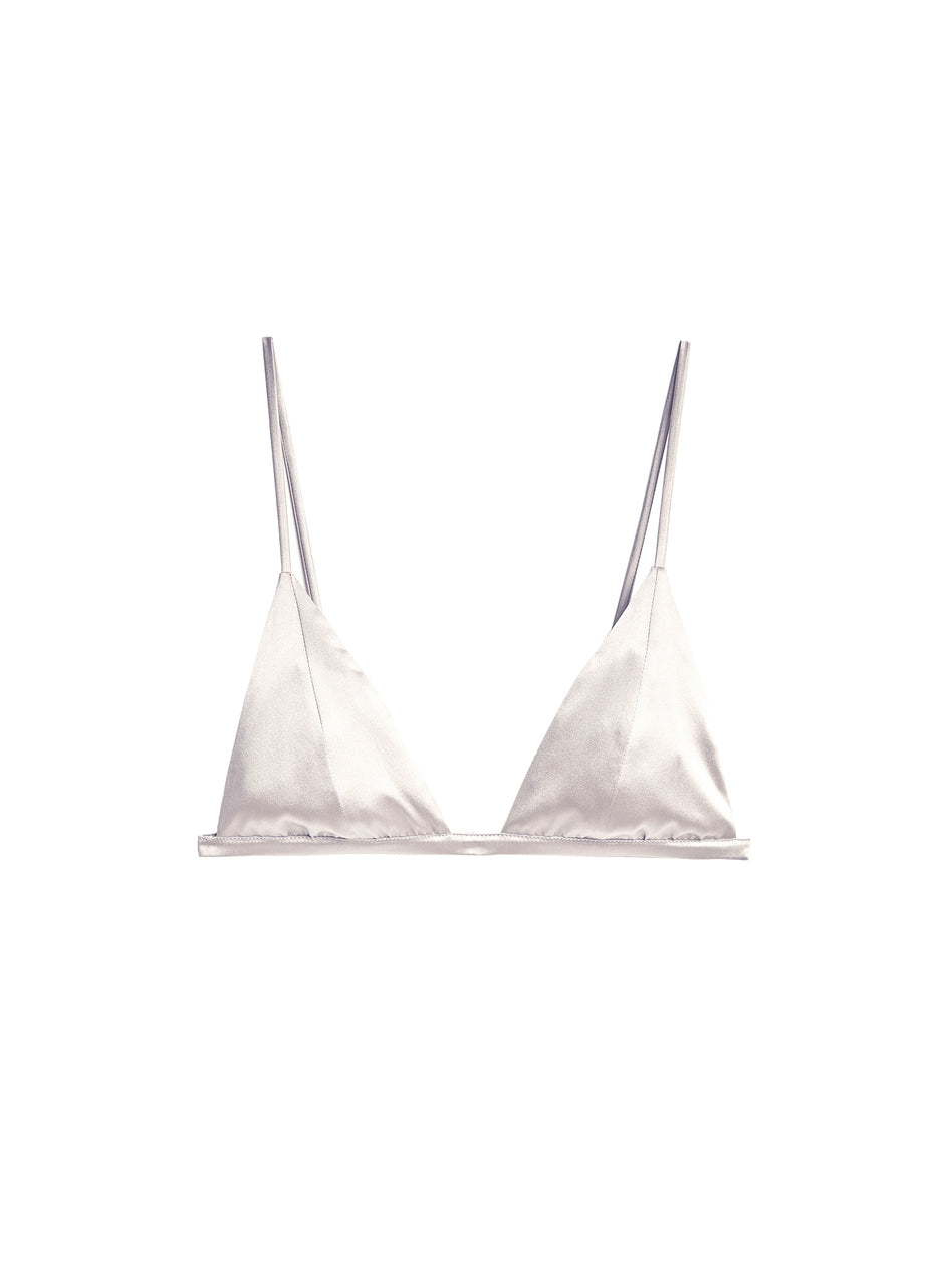 Ivory - Luxe Triangle Bra | Fleur du Mal