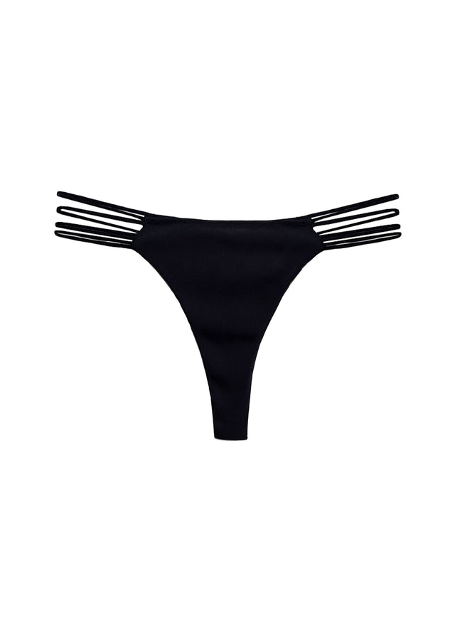 Black - Laced Thong | Fleur du Mal