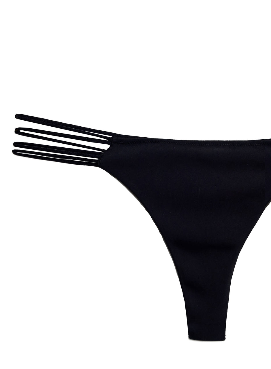 Black - Laced Thong | Fleur du Mal