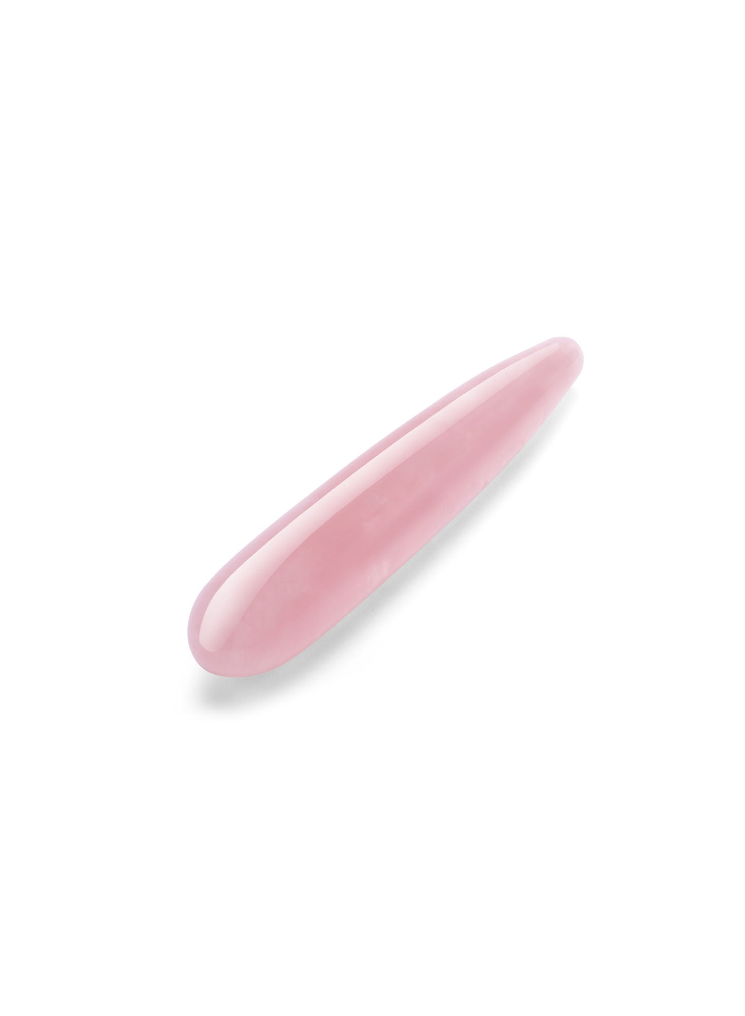 Rose Quartz Le Wand Crystal Slim Wand Massager | Fleur du Mal Rose Quartz Le Wand Crystal Slim Wand Massager | Fleur du Mal