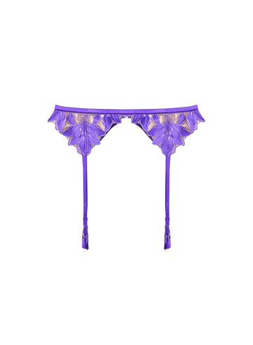 Pansy - Lily Embroidery Garter Belt | Fleur du Mal