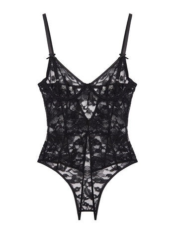 Magnolia Lace Ouvert Bodysuit