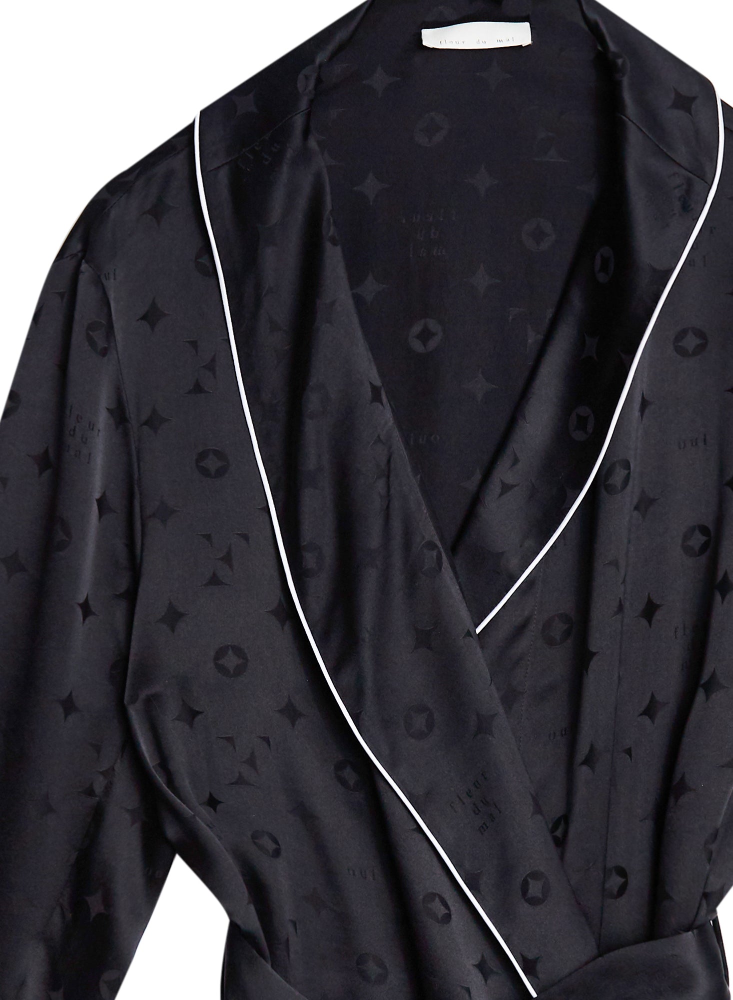 Men's Silk Jacquard Robe