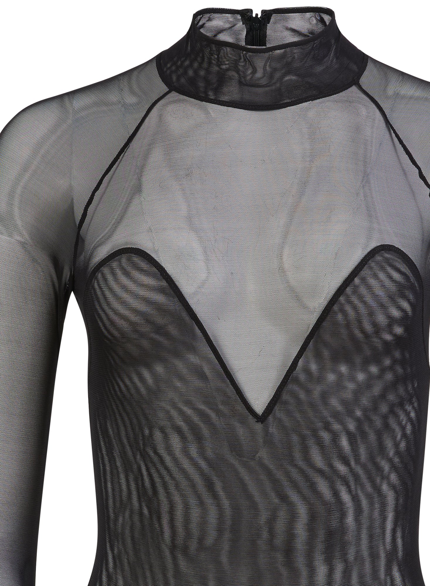 Mesh Long Sleeve Bodysuit