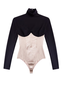 Mock Neck Long Sleeve Bodysuit