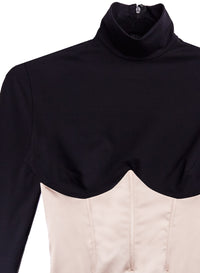 Mock Neck Long Sleeve Bodysuit