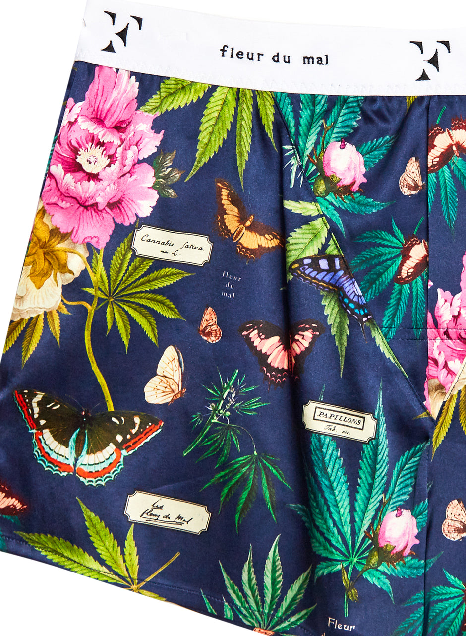 Papillon indigo - Unisex Boxer Short | Fleur du Mal