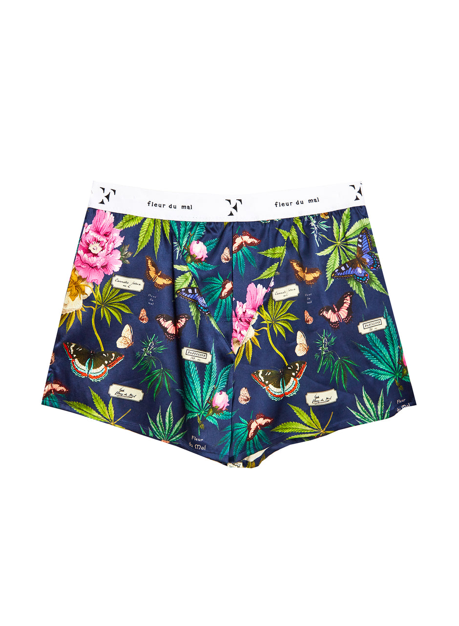 Papillon indigo - Unisex Boxer Short | Fleur du Mal