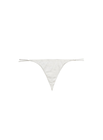 Ivory - Pearl Luxe V-String | Fleur du Mal