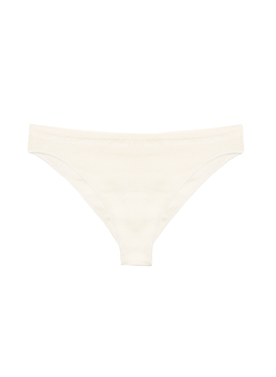 Ivory - Le Body Perforated Knit Panty | Fleur du Mal