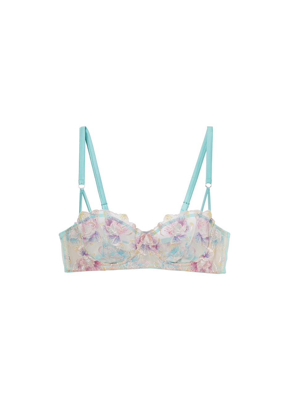 Fresh mint - Pixie Embroidery Balconette | Fleur du Mal