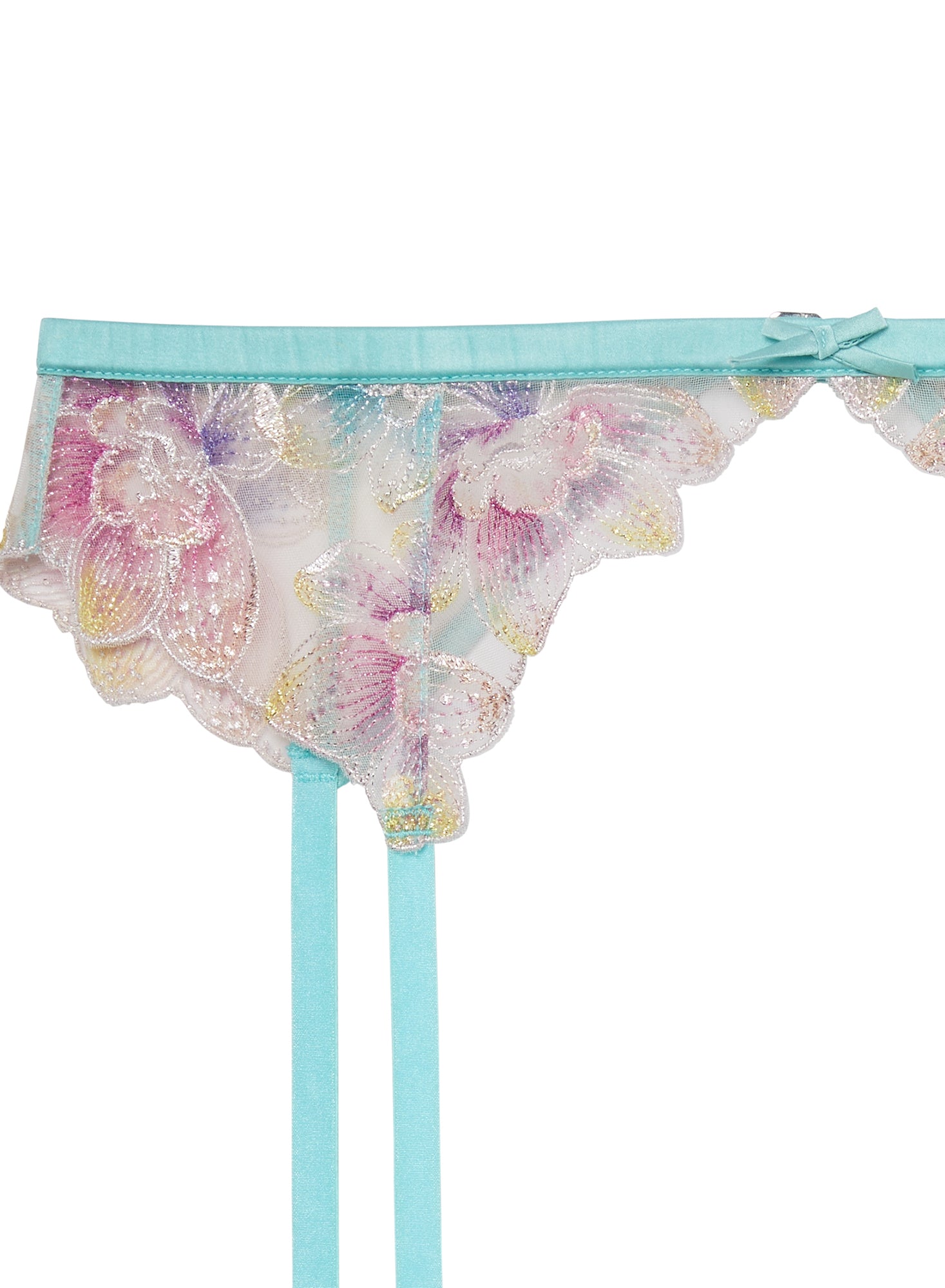 Pixie Embroidery Garter Belt